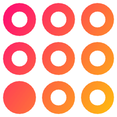 Dial Pad Bottom Left Icon from Plump Gradient Set