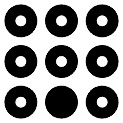 Dial Pad Bottom Middle Icon from Core Solid Set