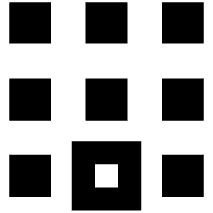 Dial Pad Bottom Middle Icon from Sharp Remix Set