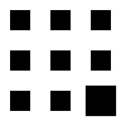 Dial Pad Bottom Right Icon from Sharp Solid Set