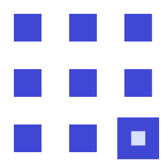 Dial Pad Bottom Right Icon from Sharp Duo Set