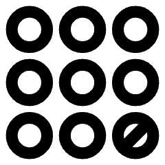 Dial Pad Bottom Right Icon from Core Line Set