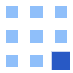 Dial Pad Bottom Right Icon from Sharp Flat Set