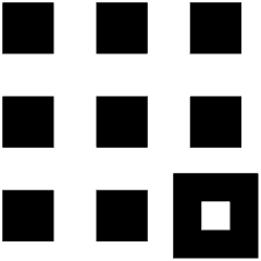 Dial Pad Bottom Right Icon from Sharp Remix Set