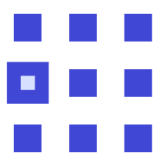 Dial Pad Center Left Icon from Sharp Duo Set