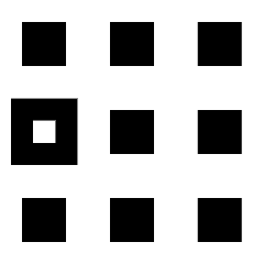 Dial Pad Center Left Icon from Sharp Line Set