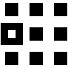 Dial Pad Center Left Icon from Sharp Remix Set