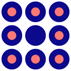 Dial Pad Center Middle Icon from Plump Pop Set