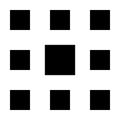 Dial Pad Center Middle Icon from Sharp Solid Set
