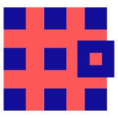 Dial Pad Center Right Icon from Sharp Pop Set