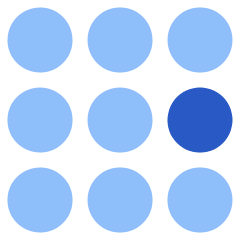 Dial Pad Center Right Icon from Plump Flat Set