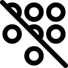 Dial Pad Disable 1 Icon from Core Line Set