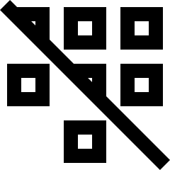Dial Pad Disable 1 Icon from Sharp Line Set