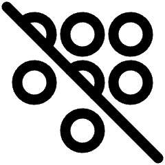 Dial Pad Disable 1 Icon from Plump Line Set