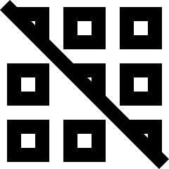 Dial Pad Disable 2 Icon from Sharp Line Set