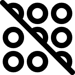Dial Pad Disable 2 Icon from Core Line Set