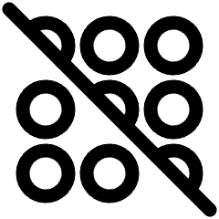 Dial Pad Disable 2 Icon from Plump Line Set