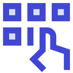 Dial Pad Finger 1 Icon from Sharp Duo Set