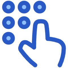 Dial Pad Finger 1 Icon from Plump Duo Set