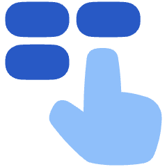 Dial Pad Finger 2 Icon from Plump Flat Set