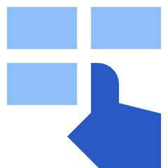 Dial Pad Finger 2 Icon from Sharp Flat Set