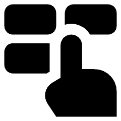 Dial Pad Finger 2 Icon from Core Solid Set