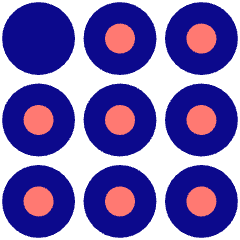 Dial Pad Top Left Icon from Core Pop Set