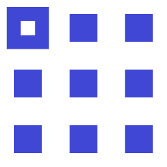 Dial Pad Top Left Icon from Sharp Duo Set