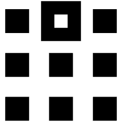 Dial Pad Top Middle Icon from Sharp Remix Set