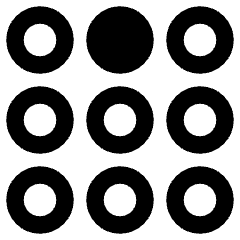 Dial Pad Top Middle Icon from Plump Solid Set