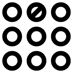 Dial Pad Top Middle Icon from Plump Line Set