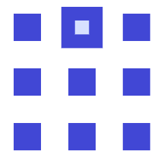 Dial Pad Top Middle Icon from Sharp Duo Set