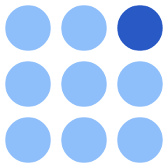 Dial Pad Top Right Icon from Plump Flat Set