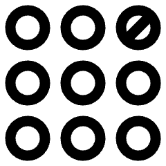 Dial Pad Top Right Icon from Plump Line Set