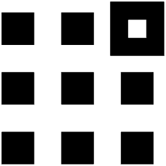 Dial Pad Top Right Icon from Sharp Remix Set