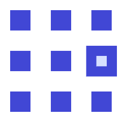 Dial Pad Center Right Icon from Sharp Duo Set
