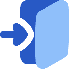 Door Open House Enter Login Icon from Flex Flat Set