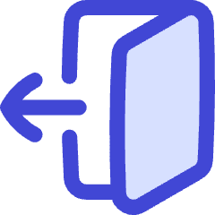 Door Open House Exit Logout Icon from Flex Duo Set