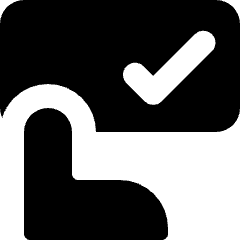 Finger Password Check Icon from Micro Solid Set