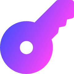 House Key Access Icon from Core Gradient Set