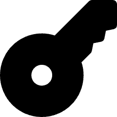 House Key Access Icon from Core Solid Set