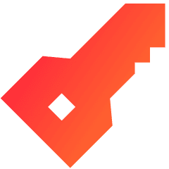 House Key Access Icon from Sharp Gradient Set