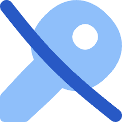 House Key No Access Icon from Flex Flat Set