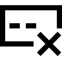 Incorrect Password Icon from Sharp Line Set