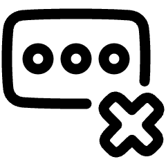 Incorrect Password Icon from Plump Line Set