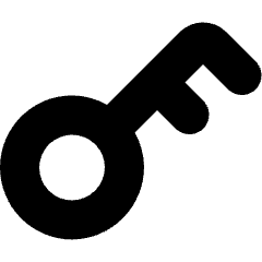 Key Icon from Micro Solid Set