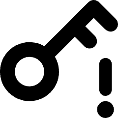 Key Access Vpn Alert Icon from Core Remix Set