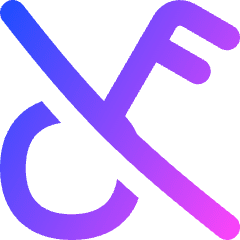 Key Access Vpn Off Disabled Icon from Flex Gradient Set