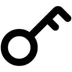 Key Icon from Micro Line Set
