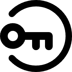 Key Password Access Icon from Core Remix Set